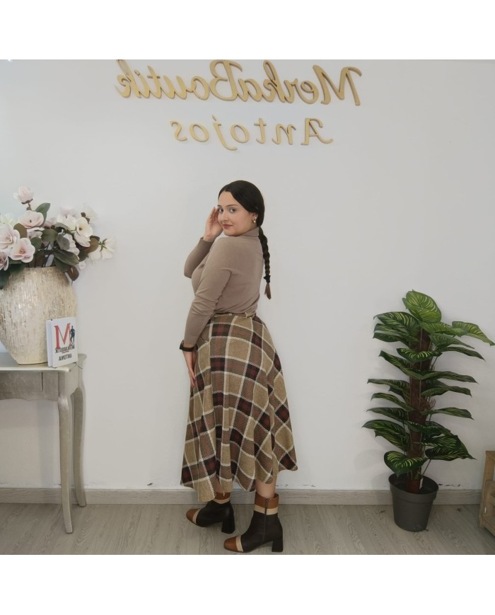 FALDA CUADRO BOLSILLO vista 4