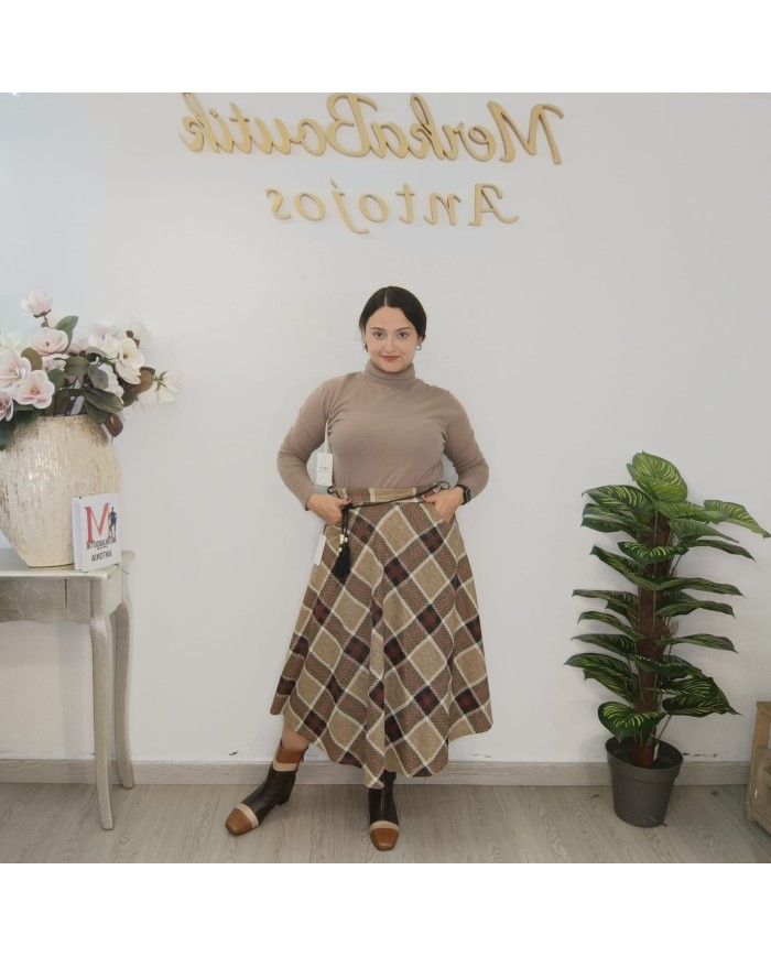 FALDA CUADRO BOLSILLO vista 2