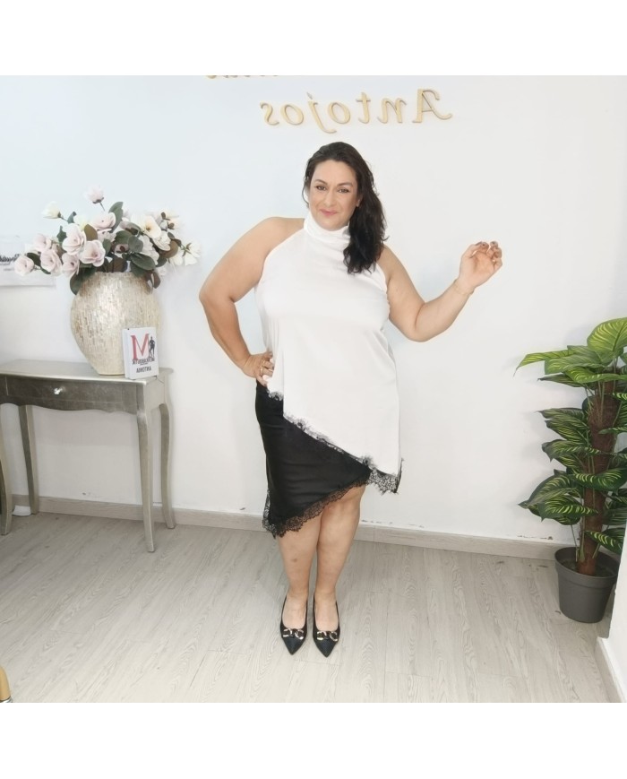 BLUSON SEDUCCION CUELLO CHIMENEA