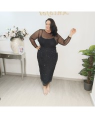 FALDA GASA BRILLO vista 2