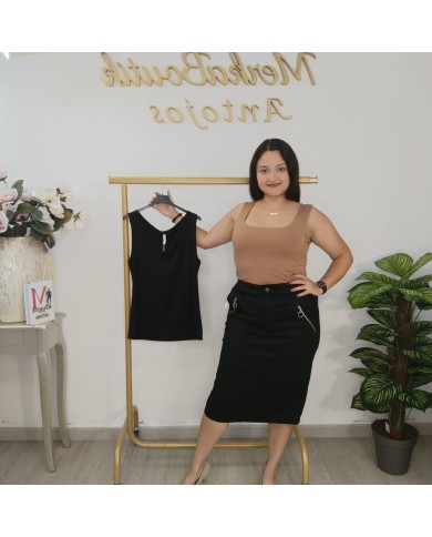 CAMISETA BASICA TIRANTE ANCHO vista 2