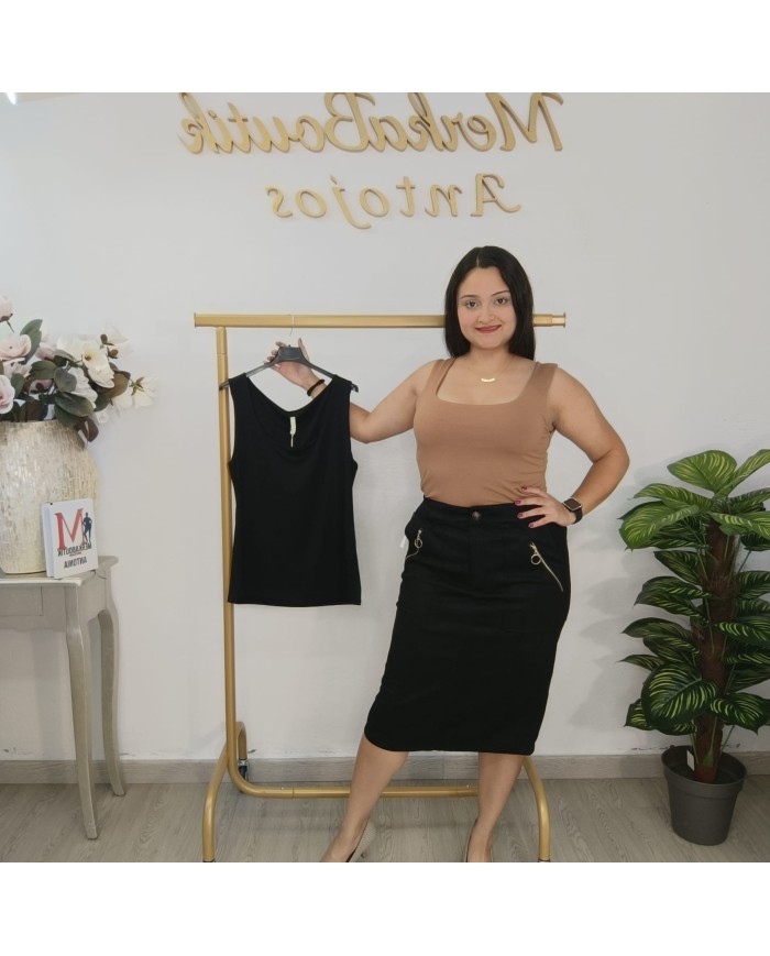 CAMISETA BASICA TIRANTE ANCHO vista 2