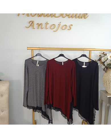 BLUSON BRILLO ASIMETRICO vista 3