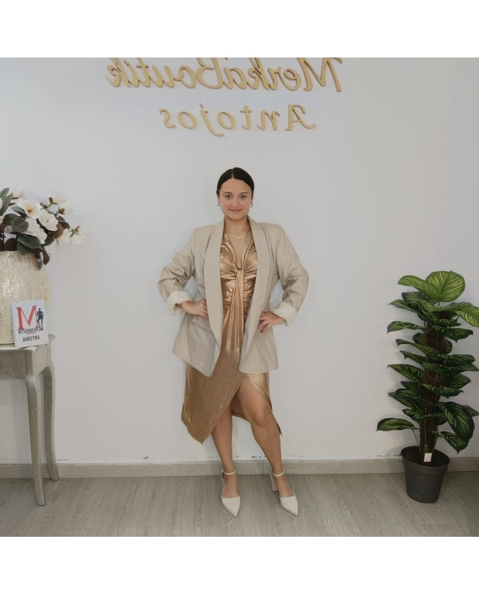 CHAQUETA POLIPIEL MAXI