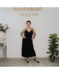 VESTIDO LENCERO TERCIOPELO vista 2