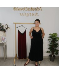 VESTIDO LENCERO TERCIOPELO vista 3