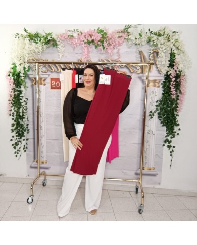 Pantalón Miguelina Ancho Tiro Alto | Palazzo Cómodo Elástico