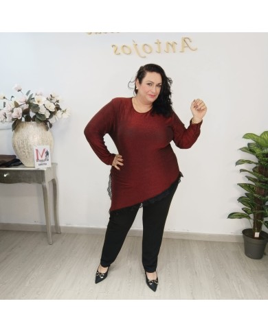 BLUSON BRILLO ASIMETRICO vista 2