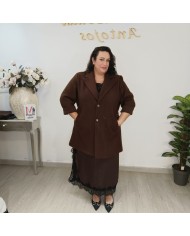 ABRIGO PAÑO JUDEA | Chaquetón Clásico de Solapa Invierno