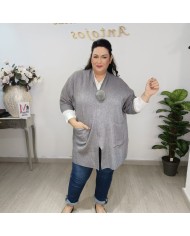 Rebeca Punto Sofía - Cárdigan Largo Entretiempo Oversize