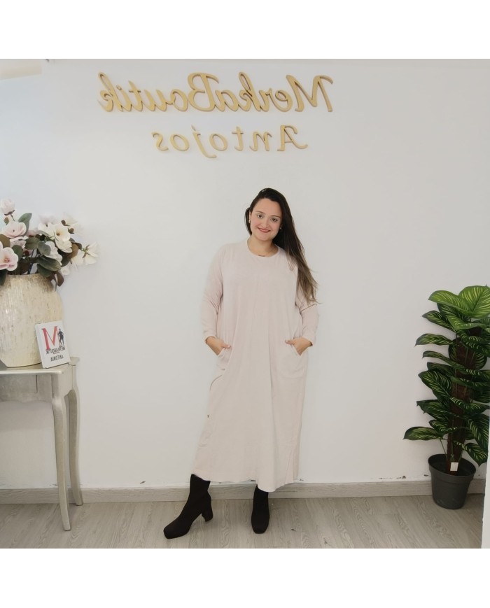 **Vestido Largo Oversize Yuli