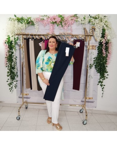 Pantalón Lince Recto Elástico | Slim Fit Cómodo Oficina