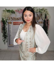 CONJUNTO SOL | Falda Larga, Chaleco y Blusa Mangas Volumen