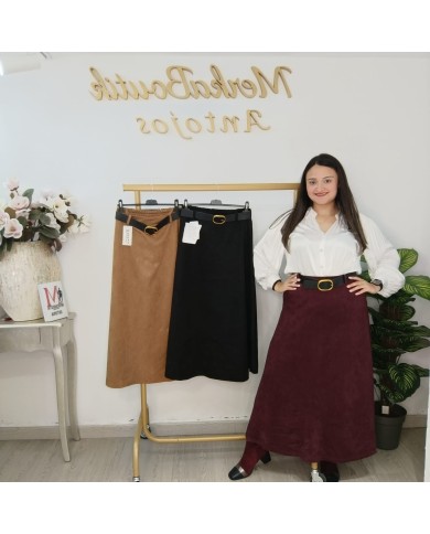 Falda Antelina Capa - Elegancia y Estilo para Toda Ocasión