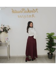 Falda Antelina Capa - Elegancia y Estilo para Toda Ocasión