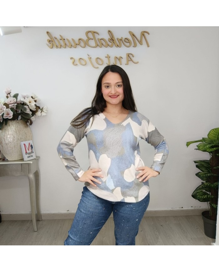 Jersey Cielo - Elegancia y Confort en Azul Celeste