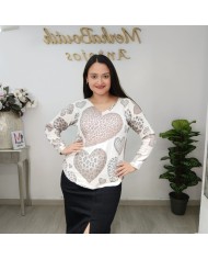 Compra Jersey Corazón Print - Estilo y Comodidad
