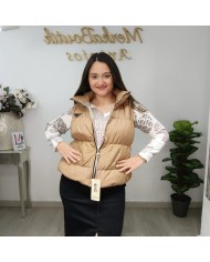 Chaleco Azabache - Puffer Vest Negro Acolchado y Deportivo