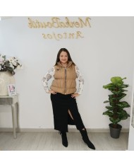 Chaleco Azabache - Puffer Vest Negro Acolchado y Deportivo