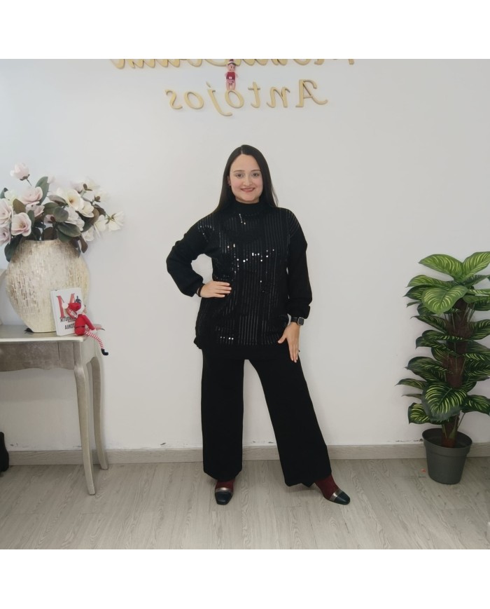 Conjunto Cartaya Punto Lentejuelas | Moda cómoda y elegante