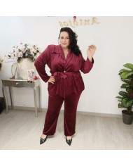 Conjunto Terciopelo Americana | Conjunto Terciopelo Elegante