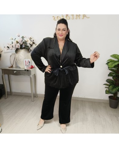 Conjunto Terciopelo Americana | Conjunto Terciopelo Elegante