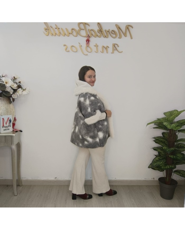 Abrigo Capa Alaska - Elegancia y Calidez para Invierno