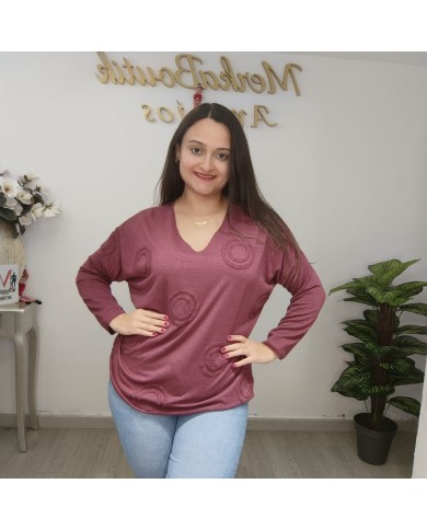 Camiseta Círculos - Estilo Moderno y Confort