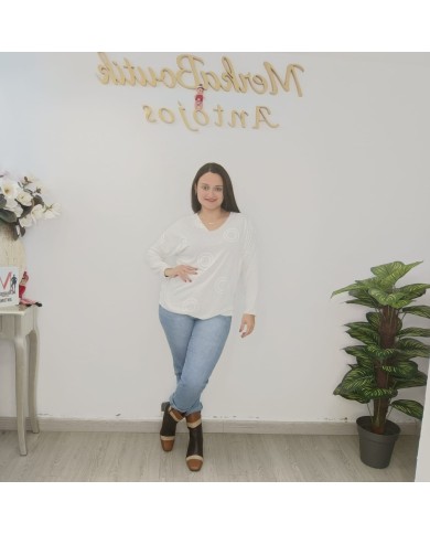 Camiseta Círculos - Estilo Moderno y Confort