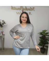 Camiseta Círculos - Estilo Moderno y Confort