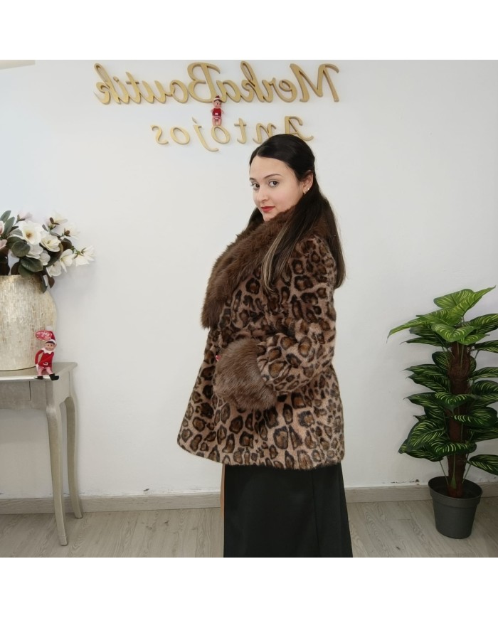 Abrigo Pelo Print Leopardo - Elegancia y Estilo Salvaje