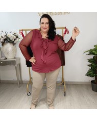 Camisa Volante Gasa - Elegancia y Estilo para Cualquier Ocasión