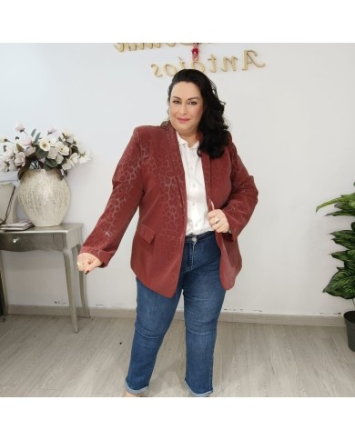 Chaqueta Americana de Piel de Gato - Elegancia y Estilo