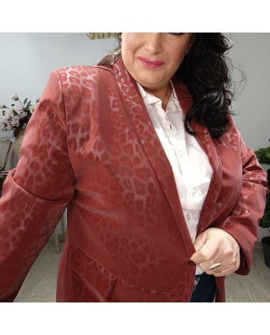 Chaqueta Americana de Piel de Gato - Elegancia y Estilo