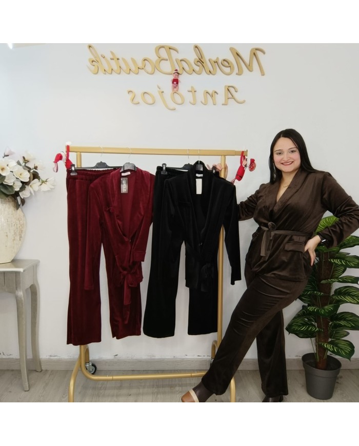 Conjunto Terciopelo Americana | Conjunto Terciopelo Elegante