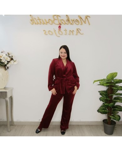 Conjunto Terciopelo Americana | Conjunto Terciopelo Elegante