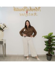 Pantalón Antelina Pata Ancha - Elegancia y Confort