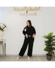 Pantalón Antelina Pata Ancha - Elegancia y Confort