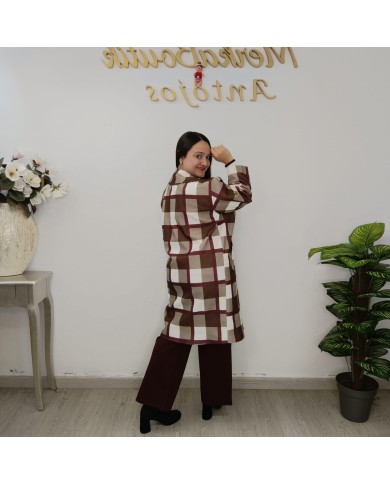 Chaquetón Cuadros Darling | Estilo y Confort en Moda de Invierno