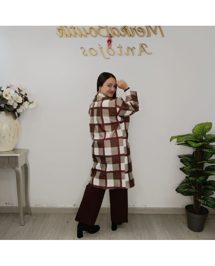 Chaquetón Cuadros Darling | Estilo y Confort en Moda de Invierno