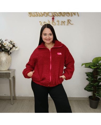 Bomber Borreguito Fluor - Chaqueta de Moda con Estilo y Comodidad