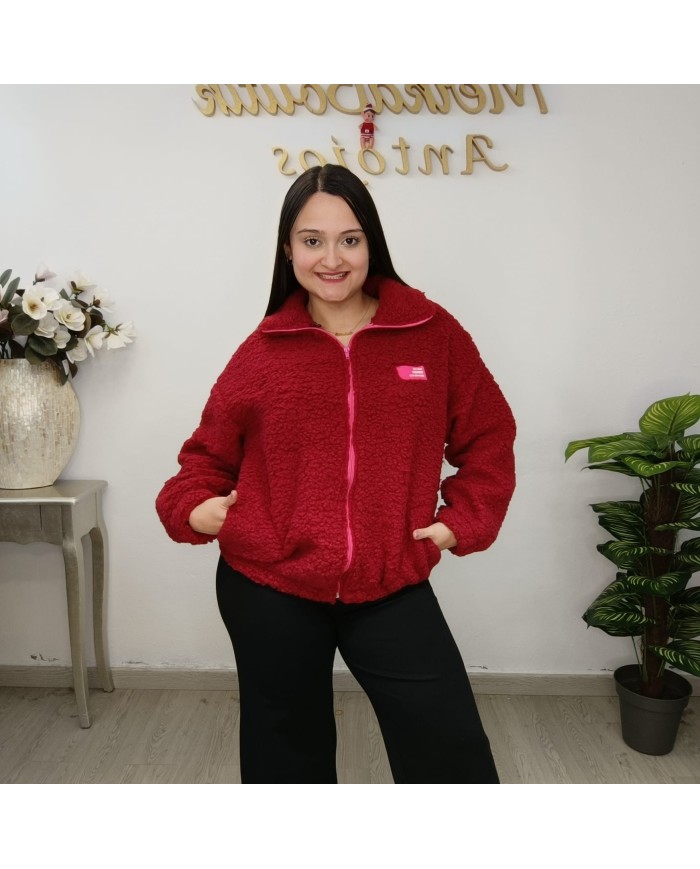 Bomber Borreguito Fluor - Chaqueta de Moda con Estilo y Comodidad