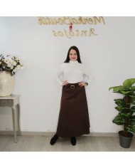 Falda Antelina Capa - Elegancia y Estilo para Toda Ocasión