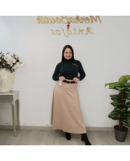 Falda Antelina Capa - Elegancia y Estilo para Toda Ocasión