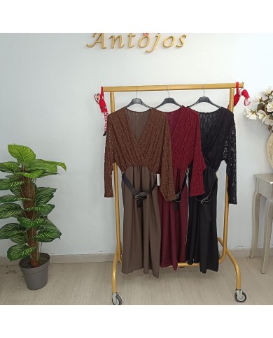 Vestido Encaje Mixto: Elegancia y Estilo para Toda Ocasión