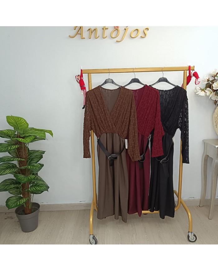 Vestido Encaje Mixto: Elegancia y Estilo para Toda Ocasión