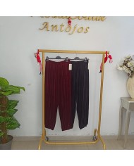 Pantalón Bombacho de Terciopelo - Elegancia y Confort