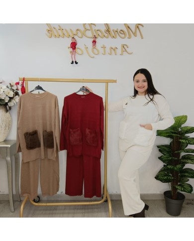 Conjunto Bolsillo Pelo Silvia - Elegancia y Comodidad en un Solo Producto