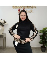 Jersey Angorina Print Bicolor - Estilo y Comodidad