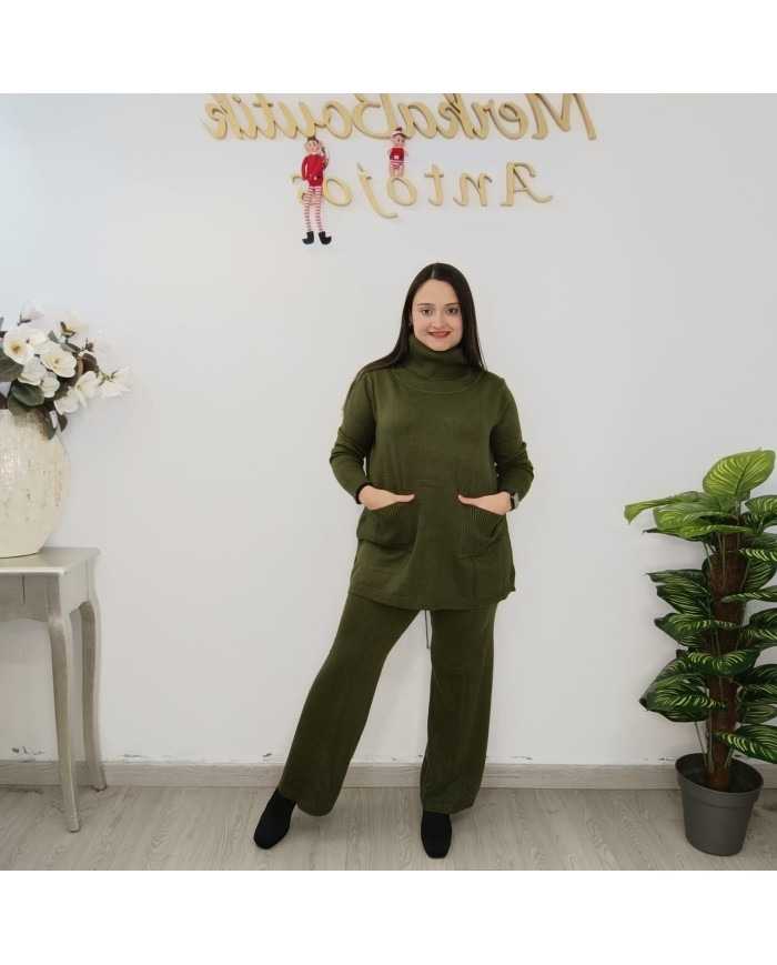Conjunto Cuello Alto Maxi - Elegancia y Comodidad